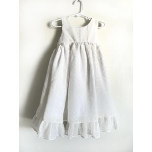 Marmelata white, formal dress. Sleeveless. Size 4.